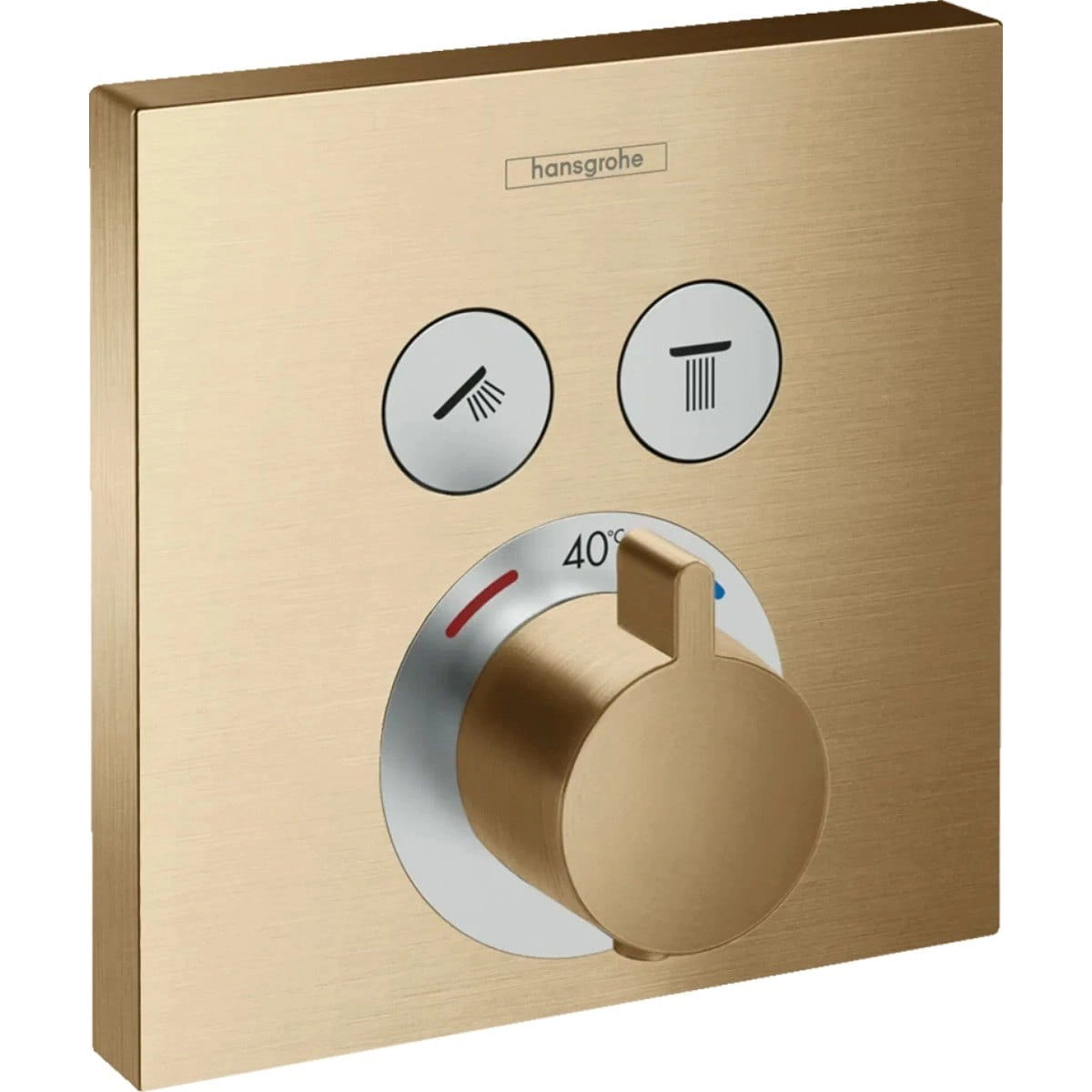 Смеситель для душа Hansgrohe ShowerSelect термостатический, бронза матовая (15763140)