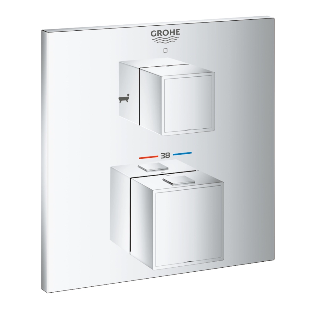 Смеситель для душа Grohe Grohtherm Cube термостатический, хром (24155000)