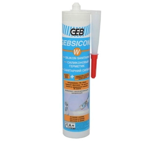 Герметик силиконовый GEB W 310 мл (593300)