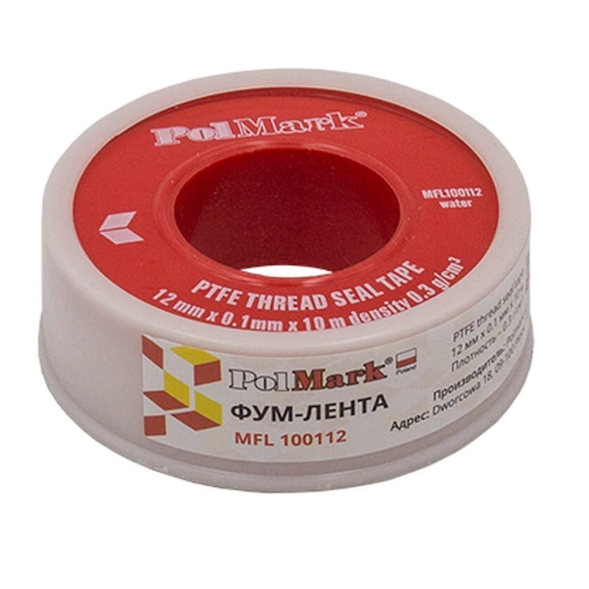 Фум-лента Polmark Water 10м 12x0,1мм