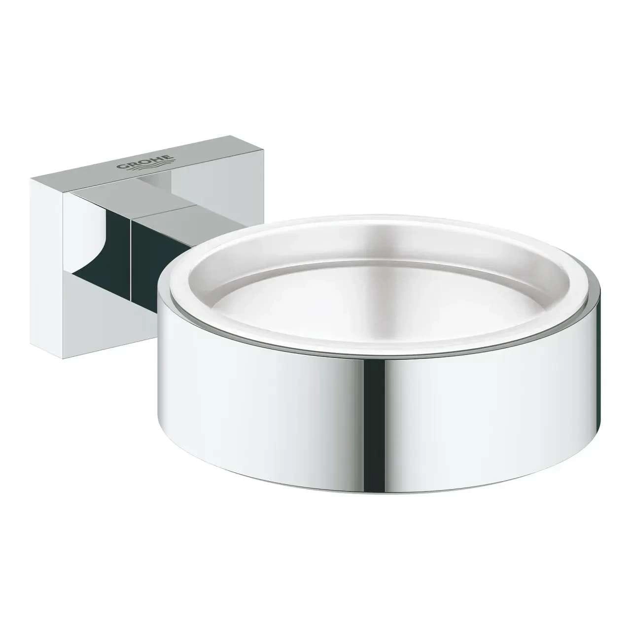 Держатель стакана Grohe Essentials Cube настенный, хром (40508000)