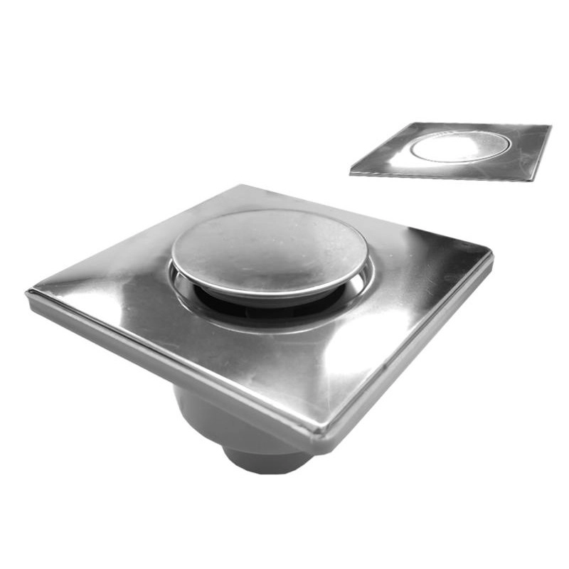 Трап для душа MESA Teknik Drainer 150 мм нержавеющая сталь, хром (ТР-00000401)