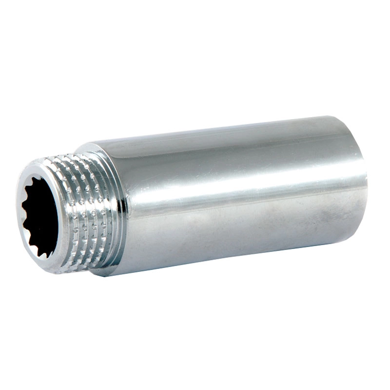 Удлинитель латунный ASCO 1/2"x3/8" ВН хромированный