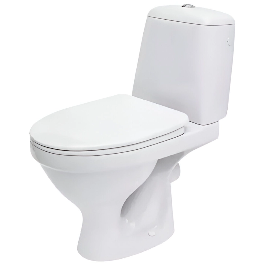 Унитаз компакт Cersanit EKO 650x355 овальный, с сиденьем, белый
