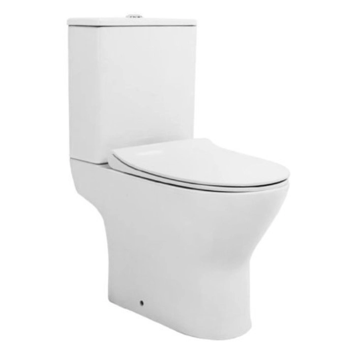 Унитаз компакт Imprese KATKA 635x390 полукруглый, с сиденьем, белый (c06209803)