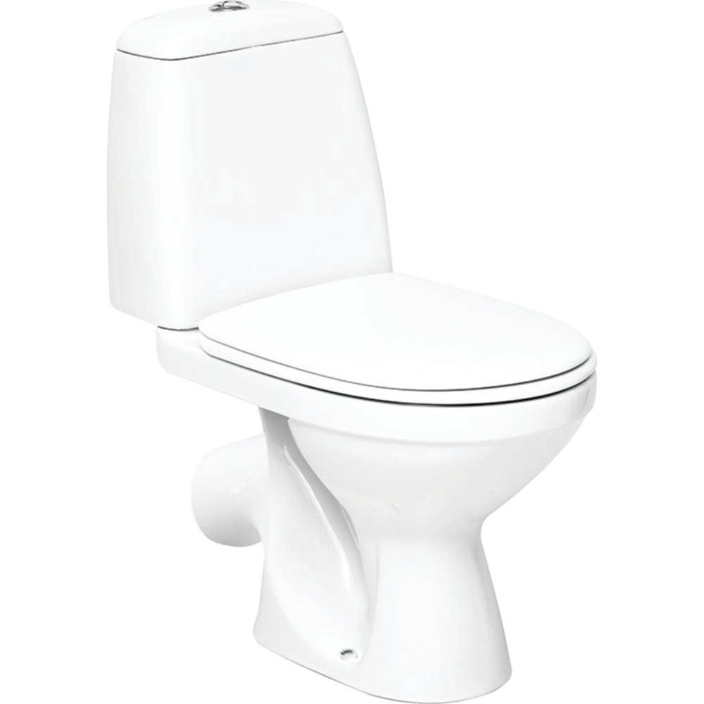 Унитаз компакт Kolo SOLO 640x355 овальный, с сиденьем, белый (S7923200UA)