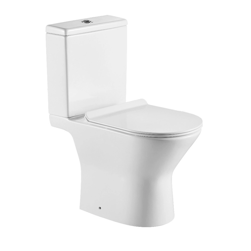 Унитаз компакт RJ FEEL 625x365 овальный, с сиденьем, белый (RJCE06309)