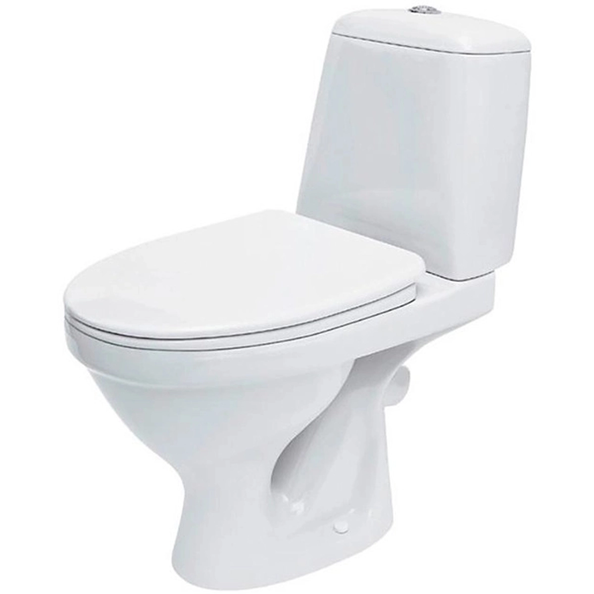 Унитаз компакт Cersanit EKO 655x365 овальный, с сиденьем, белый