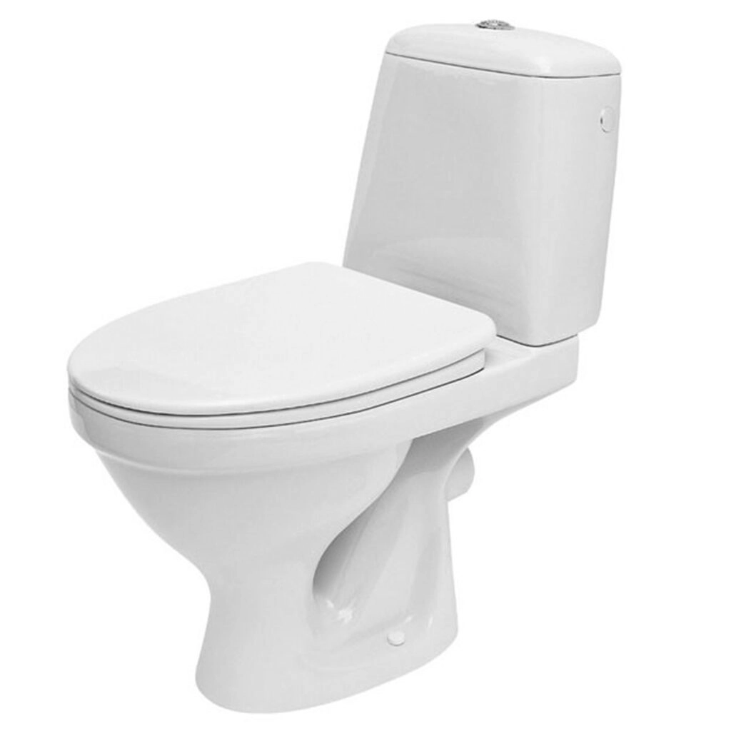 Унитаз компакт Cersanit SIMPLEON 650x350 овальный, с сиденьем, белый