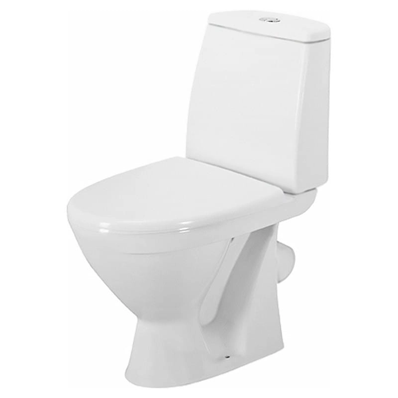 Унитаз компакт Kolo Runa 755х635 овальный, с сиденьем, белый (L89207000)