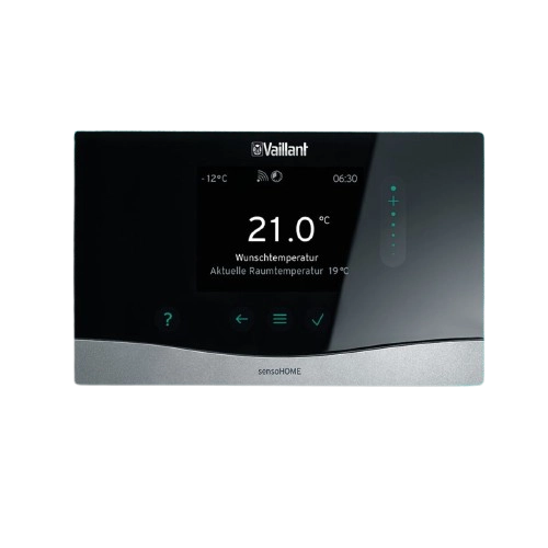 Регулятор Vaillant sensoHOME VRT 380/2 f бездротовий, програмований термостатичний, сенсорне керування (0010045488)