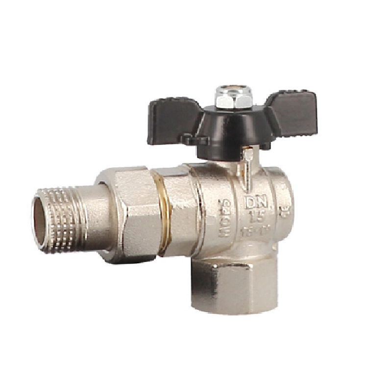 Кран с американкой General Fittings 3/4" ВН угловой, латунь (7100M8N050500A)