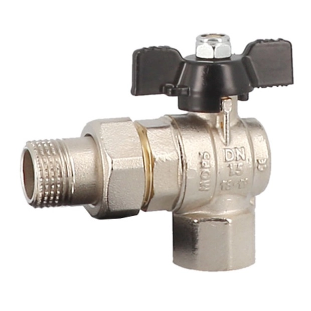 Шаровой кран General Fittings 1/2″ ВН угловой, латунь (7100M8N040400A)