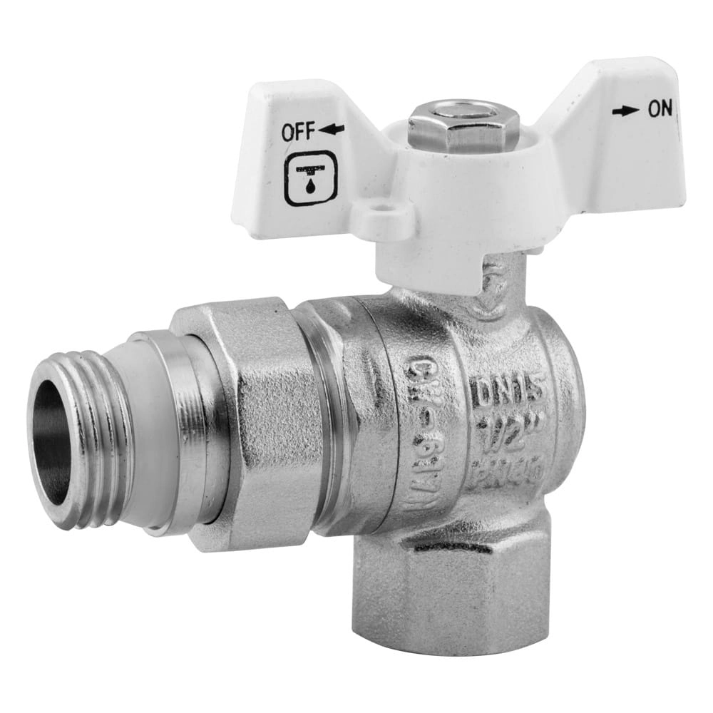 Кран с американкой ITAL 3/4″ ВН угловой, латунь (IB115224)