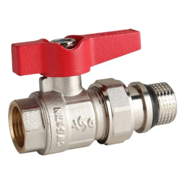 Кран с американкой ASG 3/4″ ВН прямой, латунь (6552965)