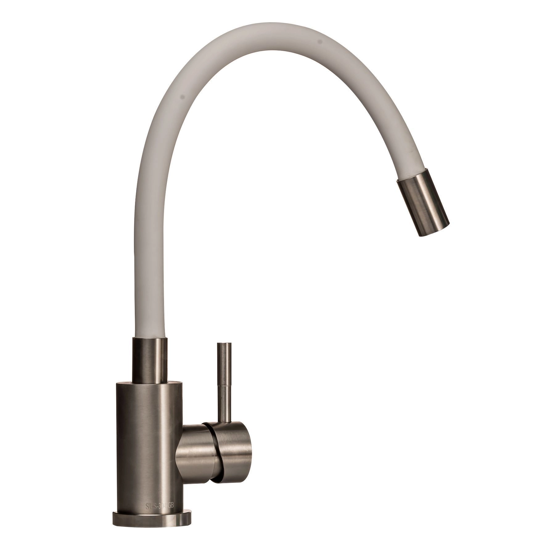 Смеситель для кухни Globus Lux Alpen излив с гибким изливом, бежевый (SUS-203SW)