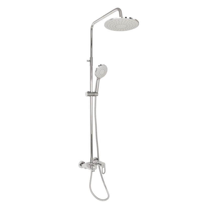 Душевая система  Lidz Latwa 1030 с изливом, латунь, хром   (LDLAT1030CRM45417)