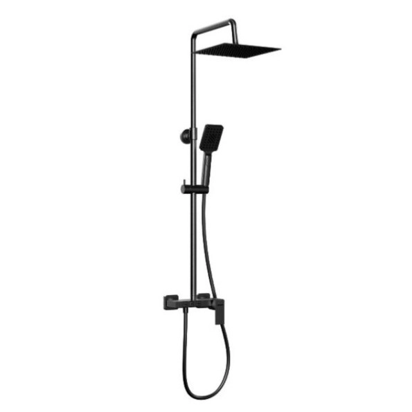 Душевая система AIM без излива, латунь, черная матовая (DG06344 matte black)