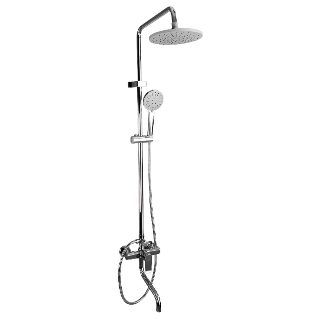 Душевая система Frud R24154 с регулировкой высоты, латунь, хром