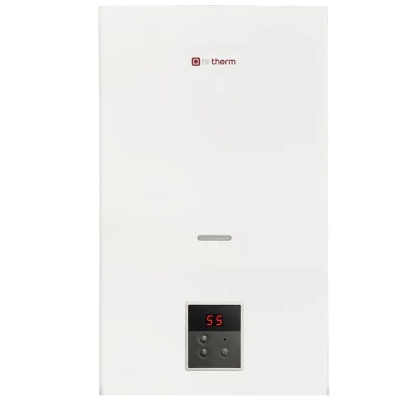 Газовая колонка Hi-Therm 22 кВт 11 л/мин дымоходная, белая (TERMIC-11MC)