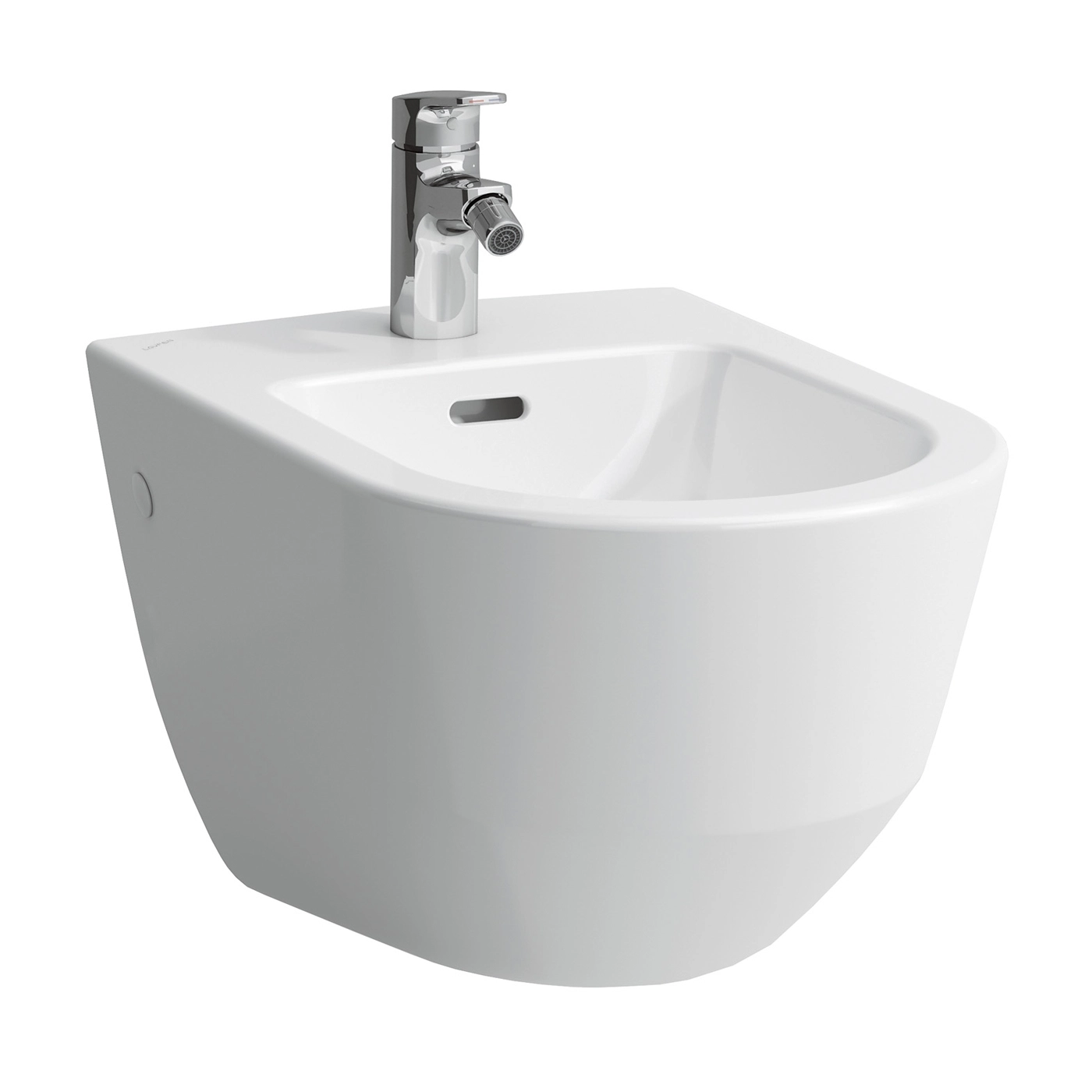 Биде подвесное Laufen PRO 530x360 полукруглое, без сиденья, белое (H8309520003041)