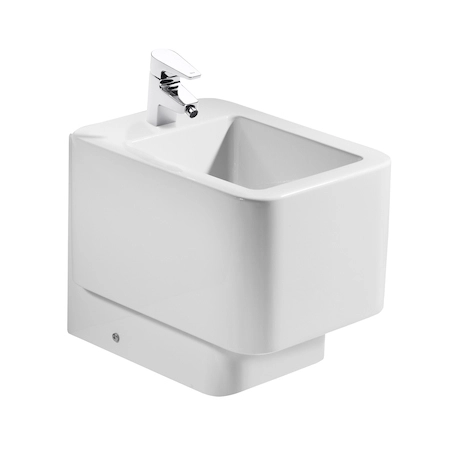 Биде напольное Roca ELEMENT 545x370 прямоугольное, без сиденья, белое (A357577000)