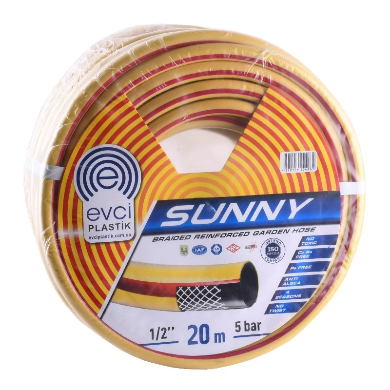 Шланг для полива EVCI Plastik Sunny НН 1/2"x1/2" (15 мм) 20 м