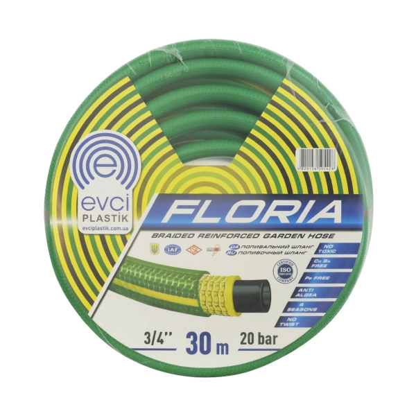 Шланг для полива EVCI FLORIYA 3/4" (20 мм) 30 м