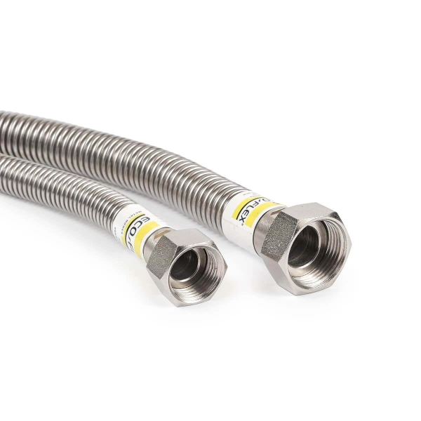 Газовый шланг Eco‑Flex Стандарт ВВ 3/4"x3/4" 3,0м нержав ...
