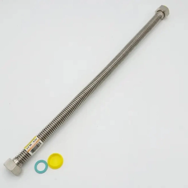 Газовый шланг ASCO armatura ВВ 1/2"x1/2" 0,3м нержавеюща ...