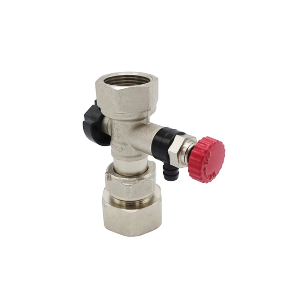 Шаровой кран V&G 3/4"х1" ВВ с дренажем, латунь (VG-1 ...