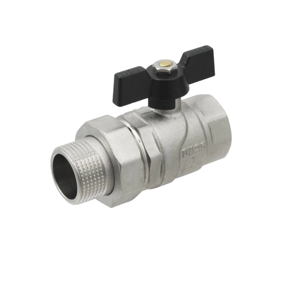 Шаровой кран Raftec 1″ ВН c американкой, латунь (DRBS3)