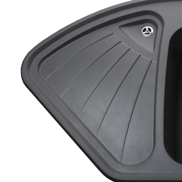 Гранитная мойка Globus Lux AVERNO серый металлик 1060x57 ...