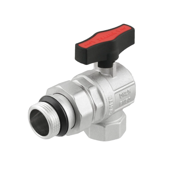 Шаровой кран Raftec 1″ ВН c американкой, угловой (GRDA03 ...