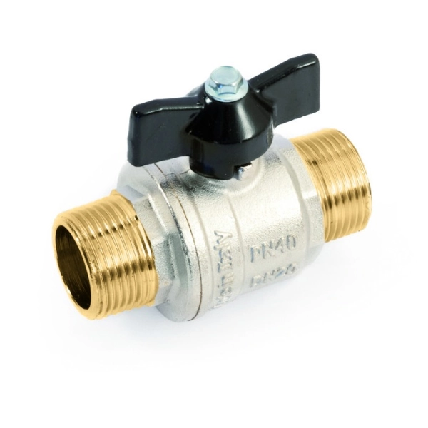 Шаровой кран General Fittings 1/2″ НН прямой, латунь (71 ...