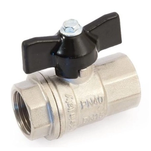 Шаровой кран General Fittings 3/4″ ВВ прямой, латунь (71 ...
