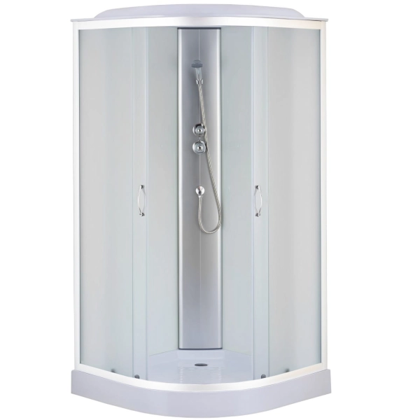 Душевой бокс BRAVO Lebsko L90MMS 220x90x90 полукруглый,  ...