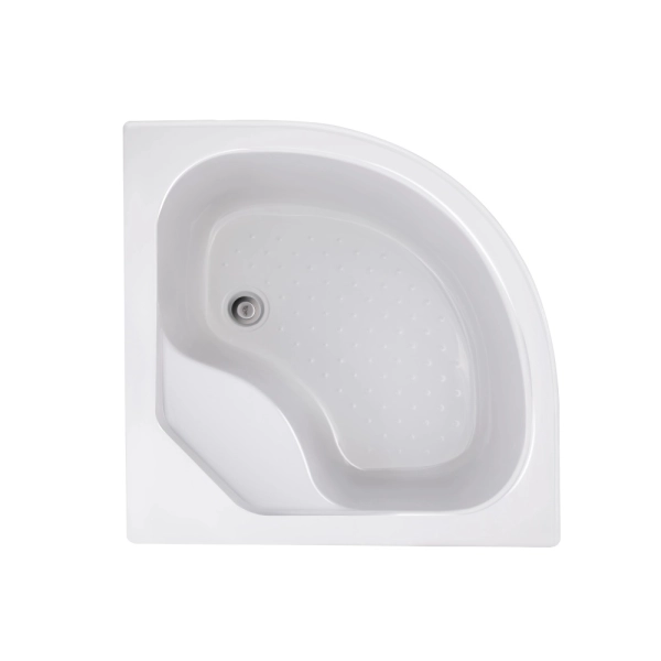 Душевой поддон Lidz Kapielka 90x90 полукруглый, белый (L ...