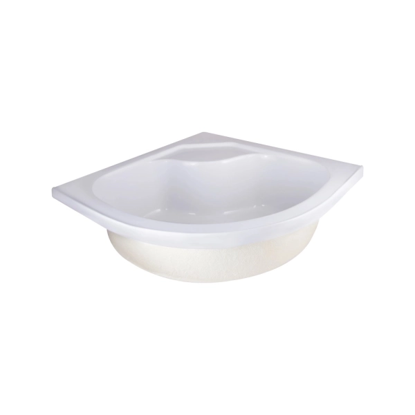 Душевой поддон Lidz Kapielka 80x80 полукруглый, белый (L ...