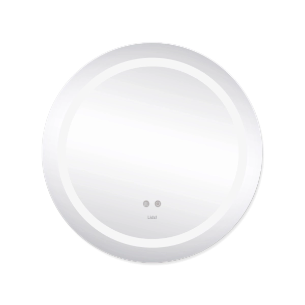 Зеркало для ванной комнаты Lidz Aria 600х600 круглое с L ...