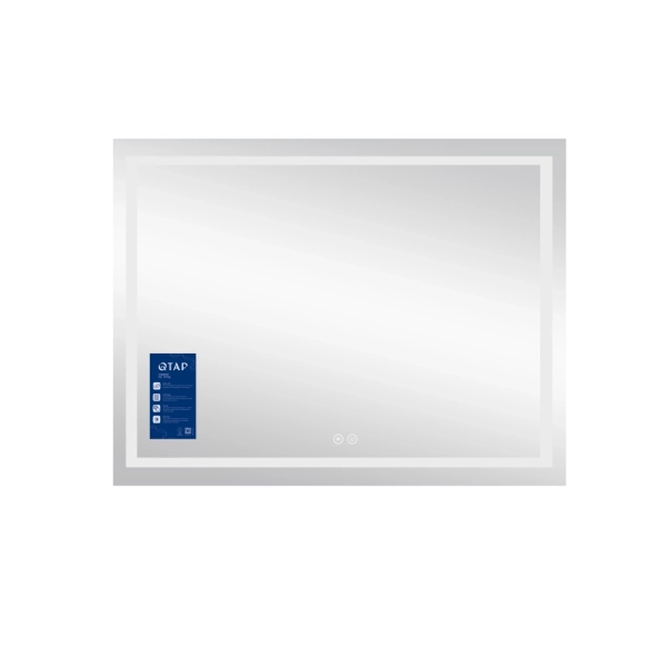 Зеркало для ванной комнаты Qtap Mideya (MI1) 700х500 пря ...