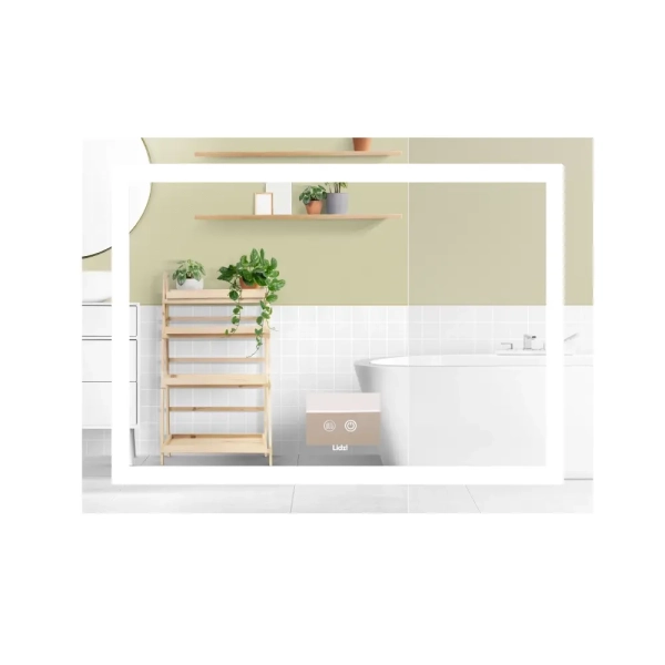 Зеркало для ванной комнаты Lidz Kubis KU1 700x900 прямоу ...