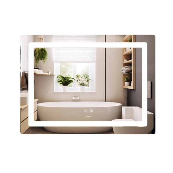 Зеркало для ванной комнаты Lidz Kubis KU2 700x900 прямоу ...