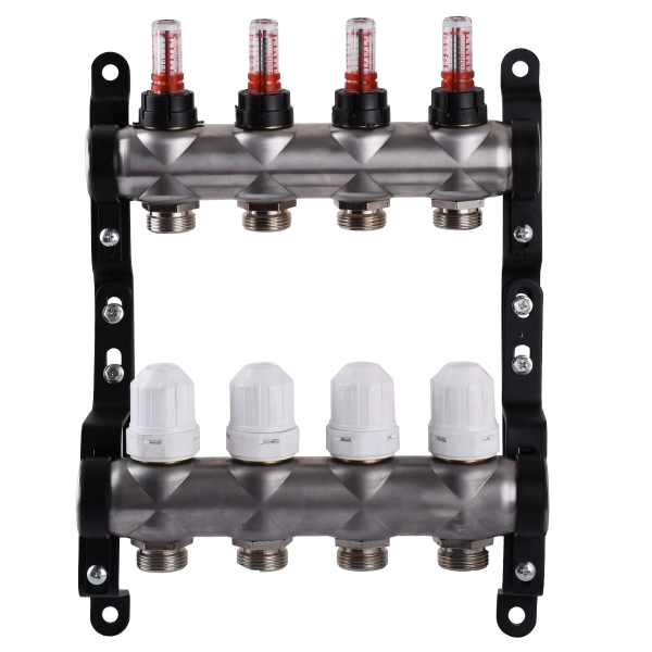Коллектор теплого пола ECO Technology 3/4"х25 НН 4-ый с  ...