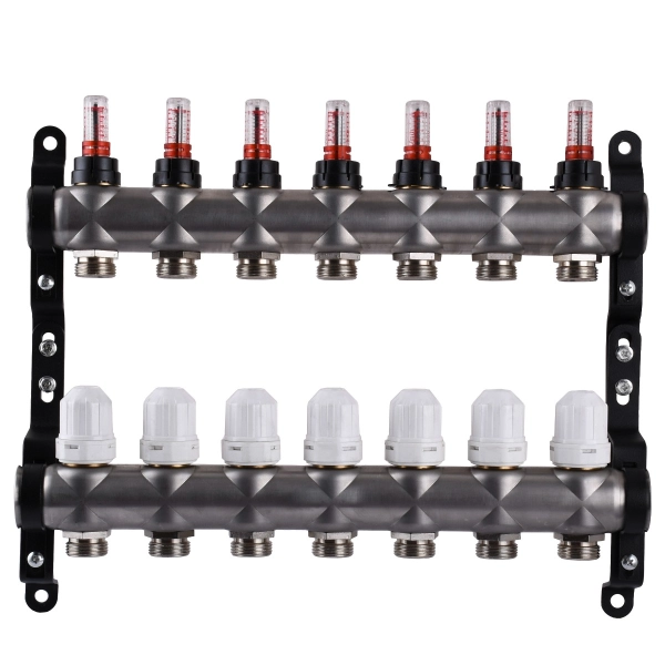 Коллектор теплого пола ECO Technology 3/4"х25 НН 7-ый с  ...