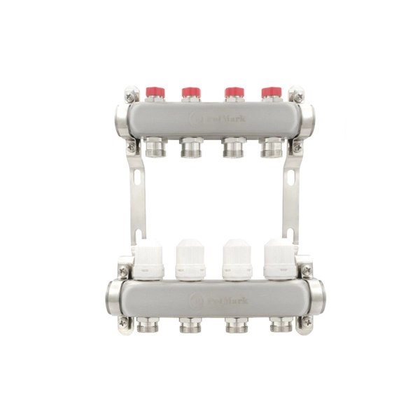 Коллектор теплого пола Polmark 1″3/4″ c 4 выходами