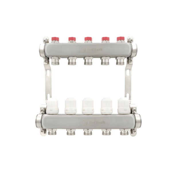 Коллектор теплого пола Polmark 1″3/4″ c 5 выходами