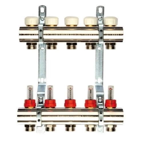 Коллектор теплого пола General Fittings 1"x3/4" 5 выходо ...
