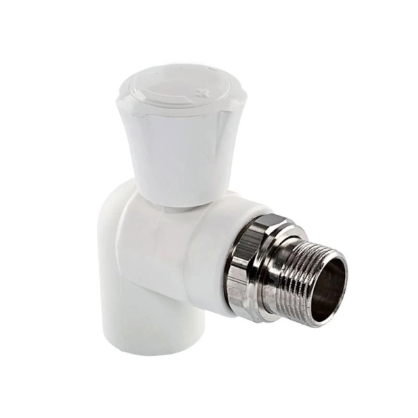 Вентиль радиаторный ASCO 3/4"x1/2" полипропиленовый, угл ...