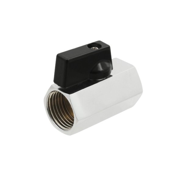 Шаровой кран мини Raftec 1/2" ВВ прямой, латунь (RVHSF01 ...